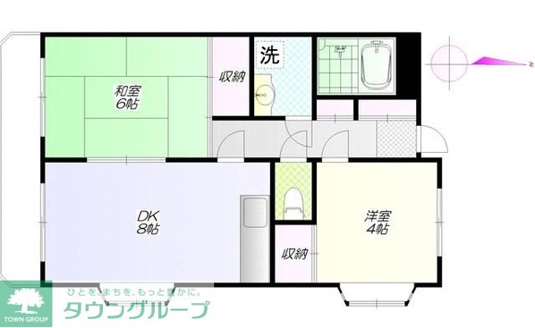 サンヒルズ徳丸の物件間取画像